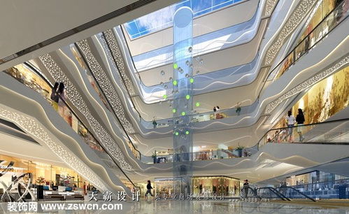 淮阳天鸿世贸广场室内外精品百货装修效果图赏析 现代商业空间的精致美学
